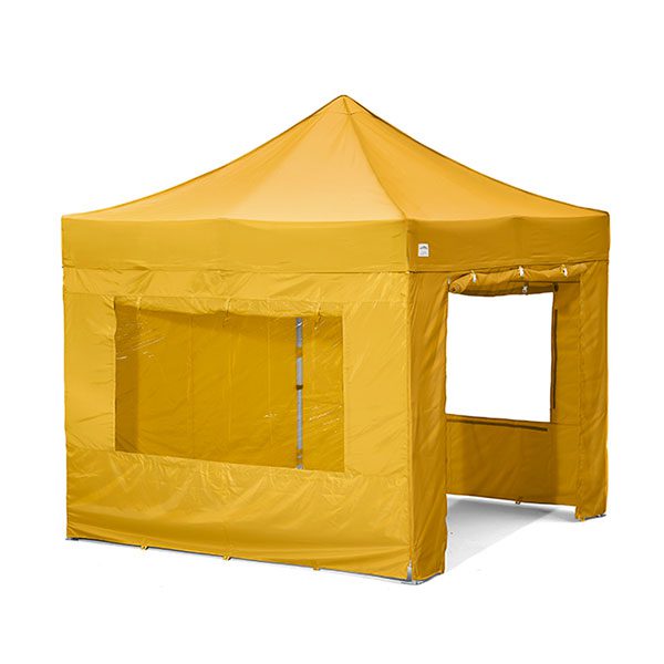 3m x 3m Steel Windproof Gazebo (With Side Walls)